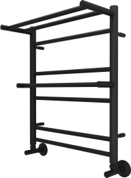 Полотенцесушитель водяной Aquatek Альфа П7 500x600, черный муар AQ RRP0760BL