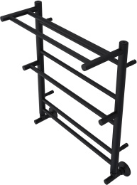 Полотенцесушитель водяной Aquatek Альфа П7 500x600, черный муар AQ RRP0760BL