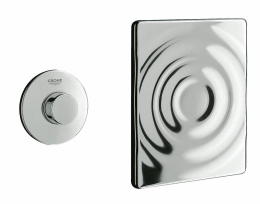 Панель смыва для унитаза GROHE Surf с 1 режимом смыва, с дистанционным управлением, хром (37059000)