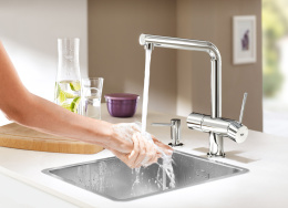 Дозатор жидкого мыла, GROHE Cosmopolitan, хром, (40535000)