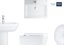 Раковина подвесная GROHE Cube Ceramic 60 см, альпин-белый (3947300H)