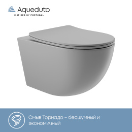 Комплект инсталляции GROHE Rapid SL 38775001 с унитазом Aqueduto OVO OVOT2130 и сиденьем с микролифтом (NW0543)