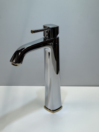 Смеситель для раковины GROHE Grandera, XL-Size, хром/золото (23313IG0/U), уцененный товар