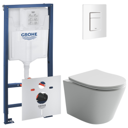 Комплект инсталляции GROHE Rapid SL 3 в 1 с унитазом Балеарика CN6000 и звукоизоляционным комплектом (NW0832)