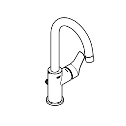 Смеситель для раковины GROHE Eurosmart, L-size, хром (23743003)