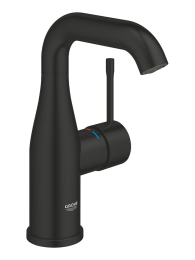 Смеситель для раковины GROHE Essence с донным клапаном, M-size, матовый черный (237982431)