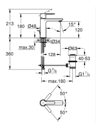 Смеситель для раковины GROHE Lineare, S-size, матовый черный (321142431)