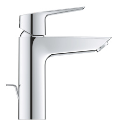 Смеситель для раковины однорычажный GROHE QuickFix Start с донным клапаном, M-Size, хром, (23552002)