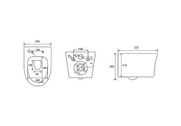 Комплект инсталляции GROHE Rapid SL NW0145/S с унитазом Aquatek НИКА AQ2009-00 и сиденьем с микролифтом (NW0326)