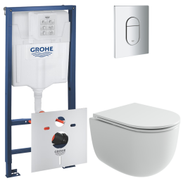 Комплект инсталляции GROHE Rapid SL 3 в 1 с унитазом Вога CN4012T и звукоизоляционным комплектом (NW0856)