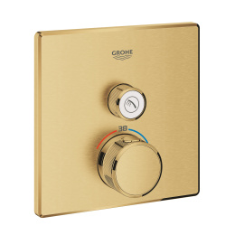 Внешняя часть термостата для душа GROHE Grohtherm SmartControl, холодный рассвет матовый (29123GN0)