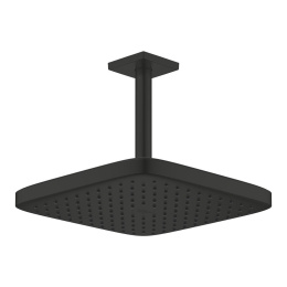 Верхний душ GROHE Tempesta 250 Cube с потолочным душевым, матовый чёрный (266882430)