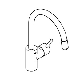 Смеситель для кухни GROHE Concetto с вытяжным изливом, хром (32663003)