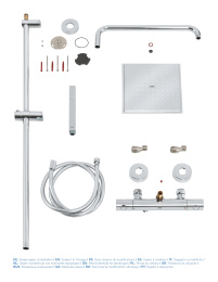 Душевая система GROHE Euphoria System 230 с термостатом для душа, хром (26187000)