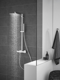 Душевая система GROHE Euphoria Cube System 230 с термостатом для душа, хром (26087000)
