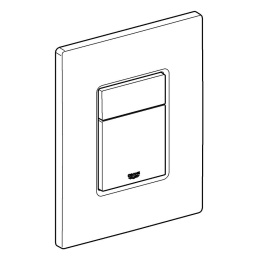 Панель смыва для унитаза GROHE Skate Cosmopolitan, 3 режима, альпин-белый (38732SH0/U), уцененный товар