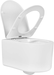 Унитаз Aquatek МИЯ подвесной с сиденьем с микролифтом, белый AQ2004-00