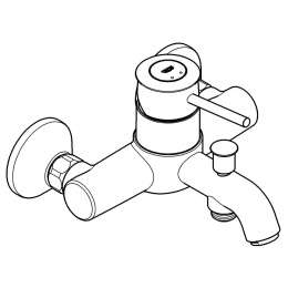 Смеситель для ванны GROHE BauClassic, хром (32865000/U), уцененный товар