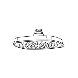 Верхний душ GROHE Rainshower Grandera 210, один режим струи, теплый закат глянцевый (27974DA0)