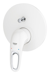 Внешняя часть смесителя для ванны GROHE Eurostyle, белая луна (24049LS3)