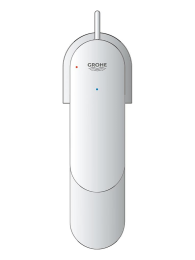 Смеситель для раковины GROHE Plus, с донным клапаном, S-size, хром (23870004)