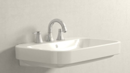 Смеситель для раковины GROHE Grandera на 3 отверстия, S-size, хром (20417000)