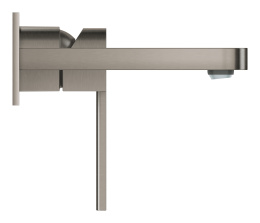 Внешняя часть смесителя для раковины GROHE Plus на 2 отверстия, M-Size, темный графит матовый (29303AL3)