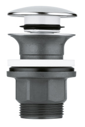 Донный клапан нажимной GROHE, хром (40824000)