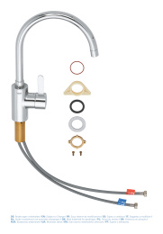 Смеситель для кухни GROHE Eurosmart Cosmopolitan, хром (32843002)