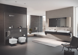 Держатель для полотенца GROHE Essentials Cube двойной, поворотный, хром (40624001)