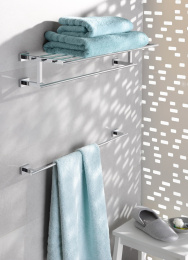 Полочка для полотенец GROHE Essentials Cube 600 мм, хром (40512001)