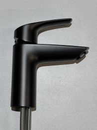 Смеситель для раковины GROHE Eurosmart, S-size, черный (324672433/U), уцененный товар