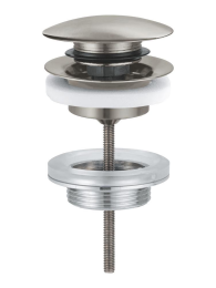 Донный клапан для раковины GROHE, сатиновая сталь (65807MS0)