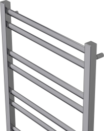 Полотенцесушитель электрический Aquatek Поларис П10 500x900, хром AQ EL KO1090CH