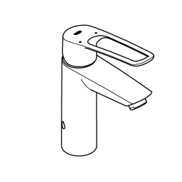 Смеситель для раковины GROHE Eurosmart, M-size, хром (23987003)