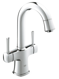 Смеситель для раковины GROHE Grandera с донным клапаном и поворотным изливом, хром (21107000)