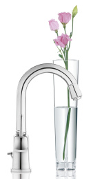 Смеситель для раковины GROHE Grandera с донным клапаном и поворотным изливом, хром (21107000)