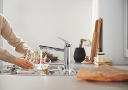 Смеситель для кухни GROHE Eurosmart, хром (30617000)