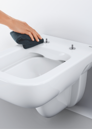 Унитаз подвесной безободковый GROHE Bau Edge, альпин-белый (39809000)