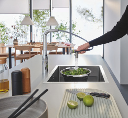 Смеситель для кухни GROHE Essence, хром (31892000)