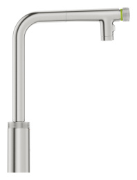 Смеситель для кухни GROHE Minta SmartControl с вытяжным изливом 2jet, суперсталь (31889DC0)