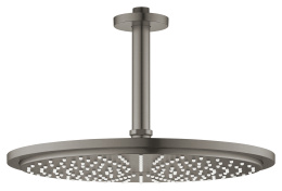 Верхний душ GROHE Rainshower Cosmopolitan 310, 8 л/мин, 1 режим, 142 мм, темный графит матовый (26067AL0)