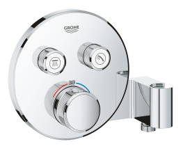 Внешняя часть термостата для ванны и душа GROHE Grohtherm SmartControl на 2 потребителя, хром (29120000)