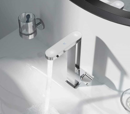 Смеситель для раковины GROHE Plus Digital с индикатором температуры, M-size, хром (23958003)