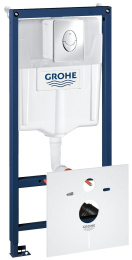 Комплект инсталляции GROHE Rapid SL 4 в 1 с унитазом Bau Ceramic и сиденьем (NW0112)