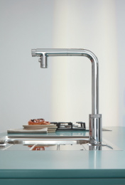 Смеситель для кухни GROHE Minta SmartControl с вытяжным изливом 2jet, хром (31889000)