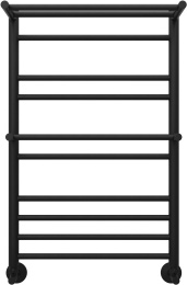 Полотенцесушитель водяной Aquatek Альфа П10 500x800, черный муар AQ RRP1080BL