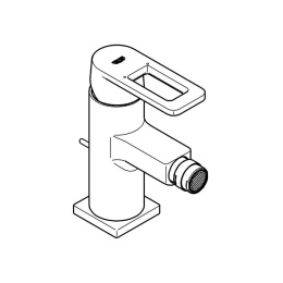 Смеситель для биде GROHE Quadra с донным клапаном, хром (32636000)