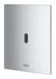 Панель смыва для унитаза GROHE Tectron Bau E инфракрасная, питание от батареи 6V, хром (39882000)