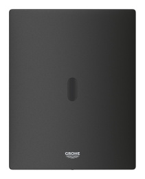Панель смыва для унитаза GROHE Tectron Bau E инфракрасная, питание от батареи 6V, фантомный черный (39882KF0)